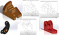 design 3d models and cad designs using solidworks