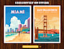 design vintage travel poster vector illustration