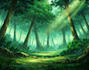 draw an background anime any in style
