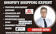 setup shopify shipping solution shipmonk envia shippo track123 easyship dr cart