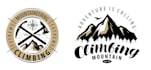 design original climbing logo with new concepts