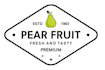 design luxury pear logo with source file