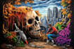 do illustration expressionism art, graffity, abstract wall art