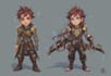 draw 2d game characters and game assets
