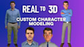 make a stunning 3d character model for films and games