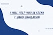 help you in arena and simio simulation