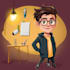 create cartoon illustration character or avatar