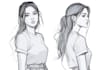draw line art and sketch anime style