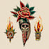 custom american traditional tattoo design