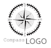 do elegant compass logo design with unlimited revision