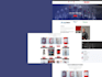 redesign web design  modern landing page design