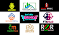 do an impressive minimalistic modern logo for your startup