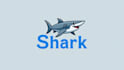 do hammer shark simple mascot logo design