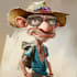 design a professional cartoon character
