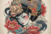 make a traditional japanese irezumi tattoo