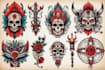 do neo traditional and oldschool tattoo designs