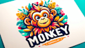 do awesome monkey mascot logo design
