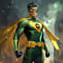 create scifi, superhero character art