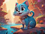 draw a digital cartoon illustration