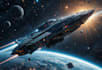 do a sci fi spaceship art