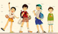 draw amazing cartoon character and scene