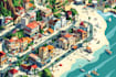 design vector maps, event maps, fantasy festival maps