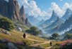 create your epic scenery anime background art