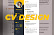 create professional CV resume design as expert CV maker