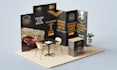 design professional trade show booth and event backdrop