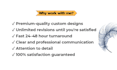 create any kind of professional custom graphic design