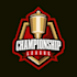 design modern championship logo with express deliver