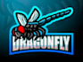 design modern dragonfly logo with satisfaction guaranteed