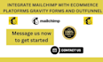integrate mailchimp with ecommerce platforms gravity forms and outfunnel