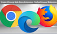 create chrome web store extension, firefox browser extension