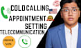 cold calling appointment setting telecommunication virtual assistant b2b calls