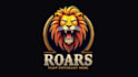 do roaring lion mascot logo design