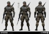 draw unique military character