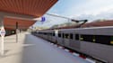 craft 3d train station,bridges,airport render,cgi realistic infrastructural road
