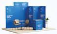 design 3d trade booth, exhibition stand, stall, booth, kiosk