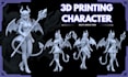 sculpt custom 3d characters and figurines for 3d printing