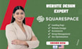 design and develop squarespace website