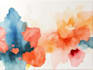 design abstract watercolor canvas wall art