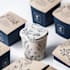 create label and box packaging design