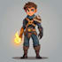 draw 2d game character illustration