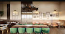model 3d bar design, club, swimming pool, café ,restaurant, lounge rendering