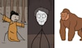 animate a video in a stick figure or simple cartoon style