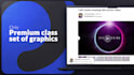 create modern website promo