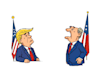 create a political or satirical cartoon