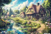 create concept art, fantasy landscapes, background scenes