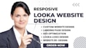 customize looka website landing page design looka logo looka wesite redesign